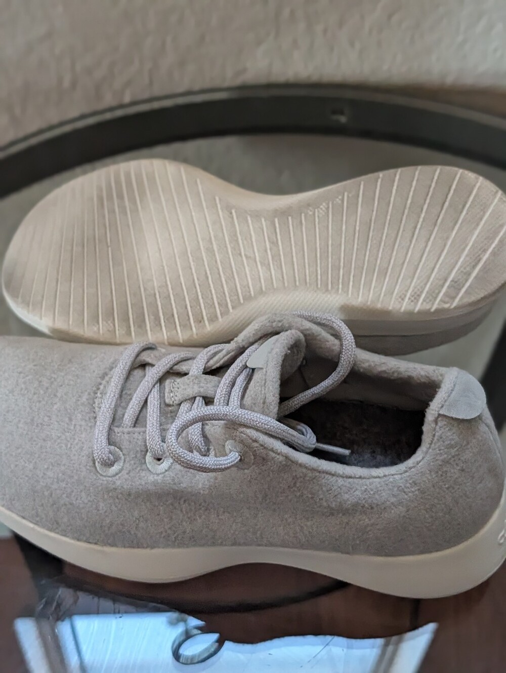 Allbirds Women's Wool Runners Grey Sneakers - 9 - Picture 10 of 12